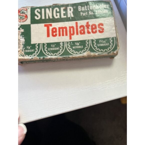 Singer Buttonholer Templates CAM Attachments for Buttonholers 160506 - Picture 9 of 10